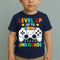 Level Up To 2nd Grade Team Second Grade Toddler T-Shirt
