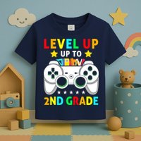 Level Up To 2nd Grade Team Second Grade Toddler T-Shirt