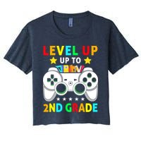 Level Up To 2nd Grade Team Second Grade Crop Top