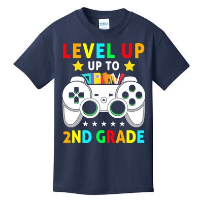 Level Up To 2nd Grade Team Second Grade Kids T-Shirt