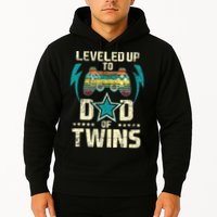 Leveled Up To Dad Of Twins Twin Dad Father Of Twins Hoodie