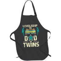 Leveled Up To Dad Of Twins Twin Dad Father Of Twins Apron