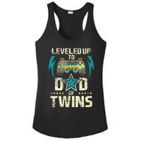 Leveled Up To Dad Of Twins Twin Dad Father Of Twins Ladies PosiCharge Competitor Racerback Tank