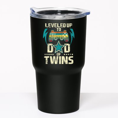 Leveled Up To Dad Of Twins Twin Dad Father Of Twins Tumbler