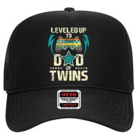 Leveled Up To Dad Of Twins Twin Dad Father Of Twins Hat