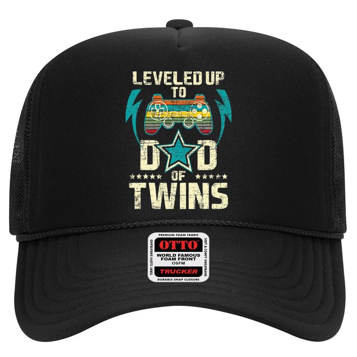 Leveled Up To Dad Of Twins Twin Dad Father Of Twins Hat