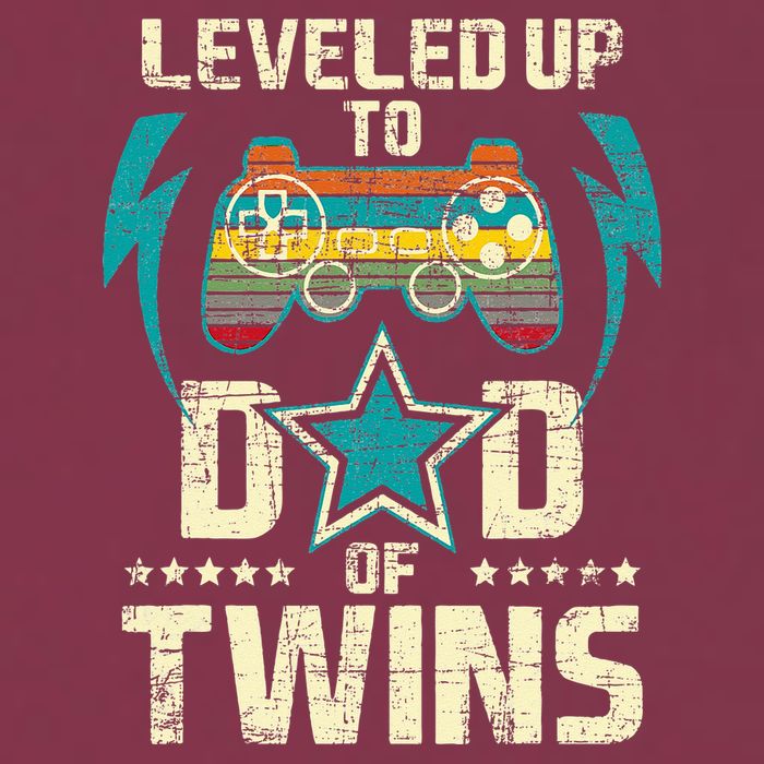 Leveled Up To Dad Of Twins Twin Dad Father Of Twins 16oz Travel Tumbler