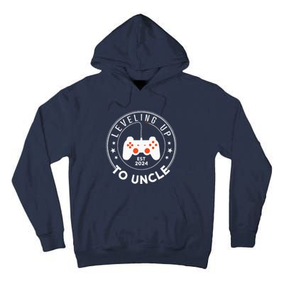 Leveling Up To Uncle Est 2024 Promoted To Uncle Tall Hoodie