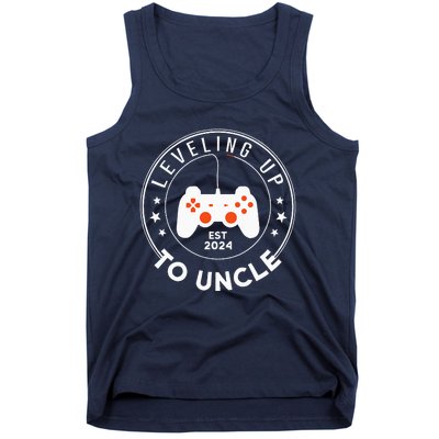 Leveling Up To Uncle Est 2024 Promoted To Uncle Tank Top