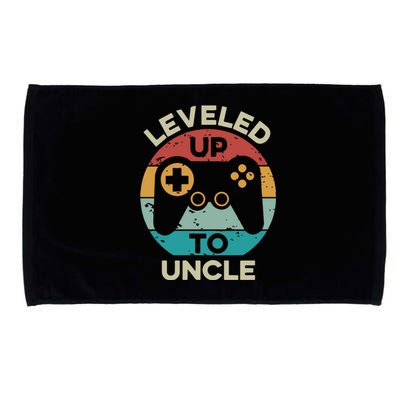 Leveled Up To Uncle Microfiber Hand Towel