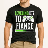 Leveled Up To Fiance Just Engaged Newly Engaged Couple Cooling Performance Crew T-Shirt