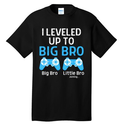 Leveling Up To Big Brother Video Game Player Tall T-Shirt