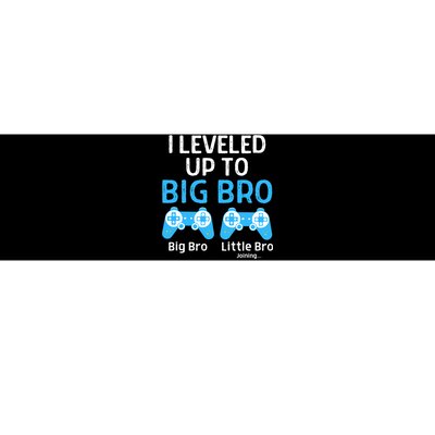 Leveling Up To Big Brother Video Game Player Bumper Sticker