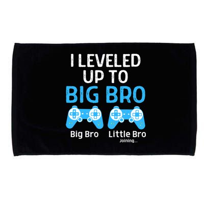 Leveling Up To Big Brother Video Game Player Microfiber Hand Towel