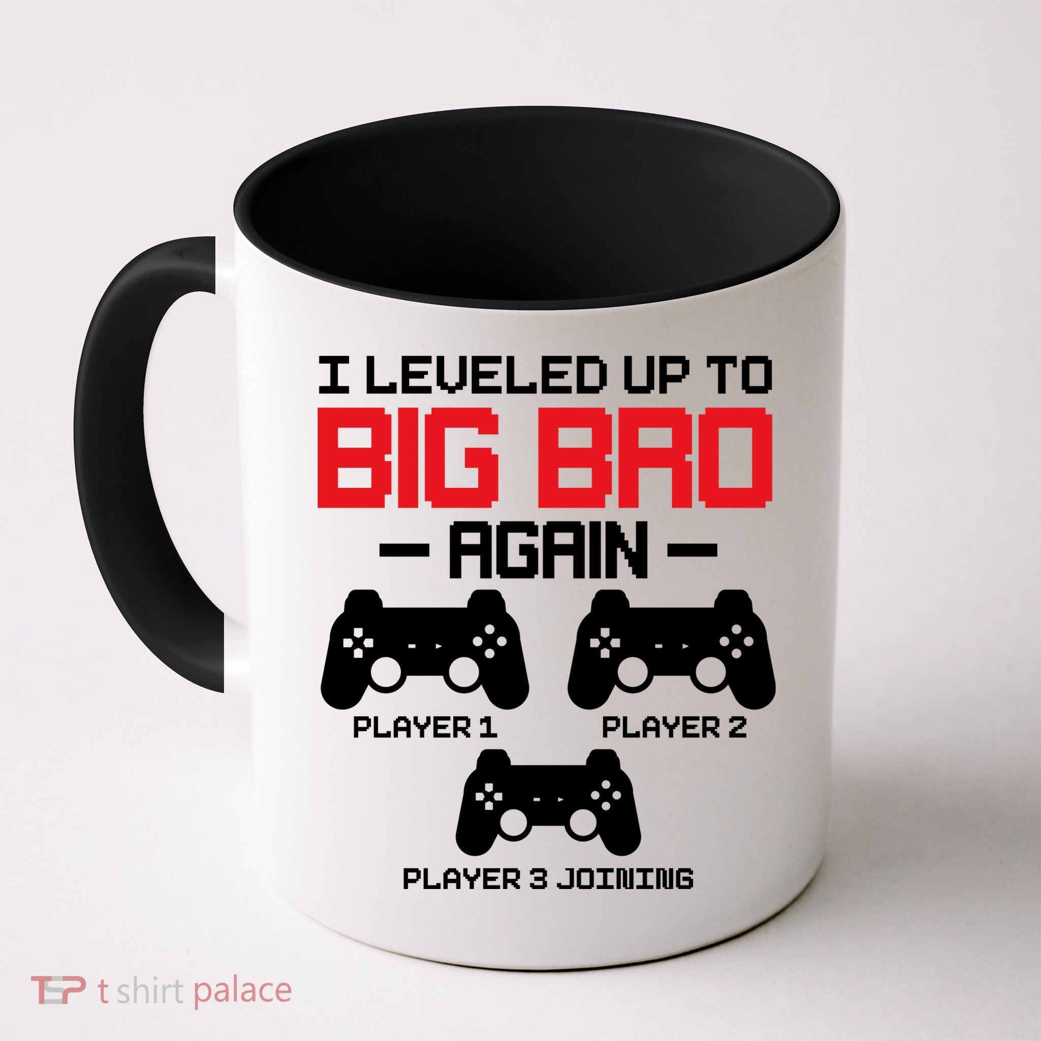 Leveled Up To Big Bro Again New Big Brother Gift Announcement Mug