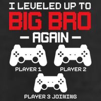 Leveled Up To Big Bro Again New Big Brother Gift Announcement 11oz C Handle Ceramic Mug