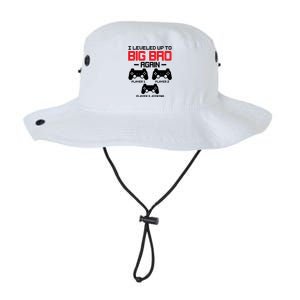 Leveled Up To Big Bro Again New Big Brother Gift Announcement Legacy Cool Fit Booney Bucket Hat