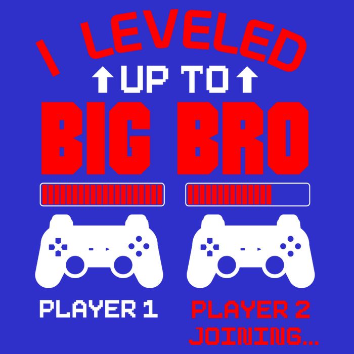 Leveled Up To Big Bro New Big Brother Gamer Gift Announcement Sweatshirt