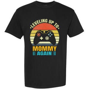 Leveling Up To Mommy Again Promoted To Newly Mommy Garment-Dyed Heavyweight T-Shirt