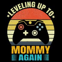 Leveling Up To Mommy Again Promoted To Newly Mommy Cooling Performance Crew T-Shirt