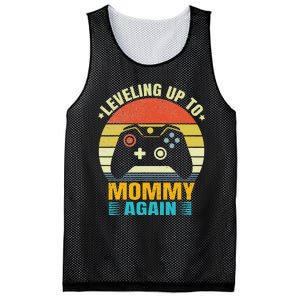 Leveling Up To Mommy Again Promoted To Newly Mommy Mesh Reversible Basketball Jersey Tank