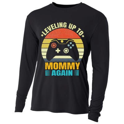 Leveling Up To Mommy Again Promoted To Newly Mommy Cooling Performance Long Sleeve Crew