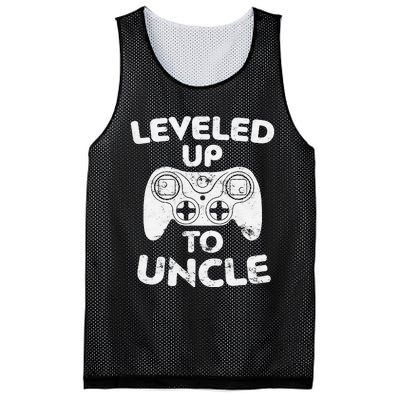 Leveled Up To Uncle Future Uncle Gift Mesh Reversible Basketball Jersey Tank