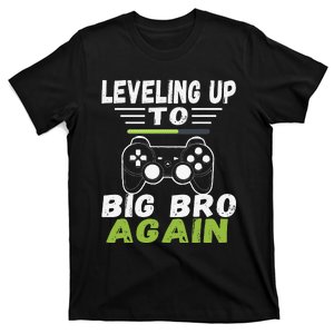 Leveling Up To Big Bro Again Loading Future Brother T-Shirt