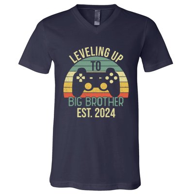 Leveling Up To Big Brother 2024 Promoted Big Brother 2024 V-Neck T-Shirt