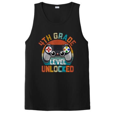 Leveled Up To 4th Grade Gamer Back To School First Day Boy PosiCharge Competitor Tank