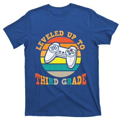 Leveled Up To Third Grade Cute 3Rd Grade Gift T-Shirt