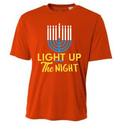 Light Up The Night Hanukkah Cooling Performance Crew T-Shirt