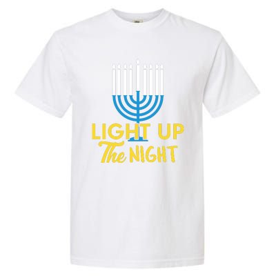 Light Up The Night Hanukkah Garment-Dyed Heavyweight T-Shirt