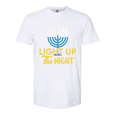 Light Up The Night Hanukkah Softstyle CVC T-Shirt