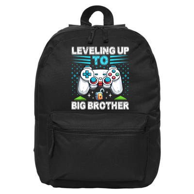 Leveling Up To Big Brother 2024 Funny Gamer 16 in Basic Backpack