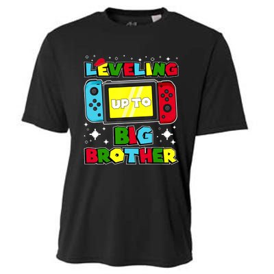 Leveling Up To Big Brother 2024 Gaming Boy Big Bro Cooling Performance Crew T-Shirt