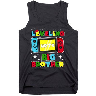 Leveling Up To Big Brother 2024 Gaming Boy Big Bro Tank Top