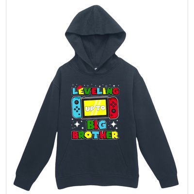 Leveling Up To Big Brother 2024 Gaming Boy Big Bro Urban Pullover Hoodie