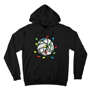 Light Up the Court with Volleyball Christmas Ball Hoodie