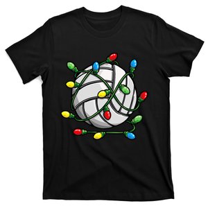 Light Up the Court with Volleyball Christmas Ball T-Shirt