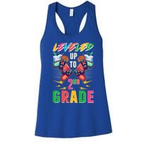 Leveled Up To 2Nd Grade Back To School Student Gamer Gift Women's Racerback Tank