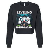 Leveling Up To Big Bro Again 2024 Cropped Pullover Crew