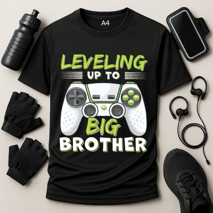 Leveling Up To Big Brother Cooling Performance Crew T-Shirt