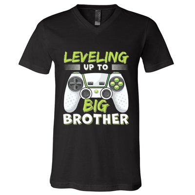 Leveling Up To Big Brother V-Neck T-Shirt