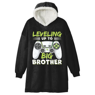 Leveling Up To Big Brother Hooded Wearable Blanket