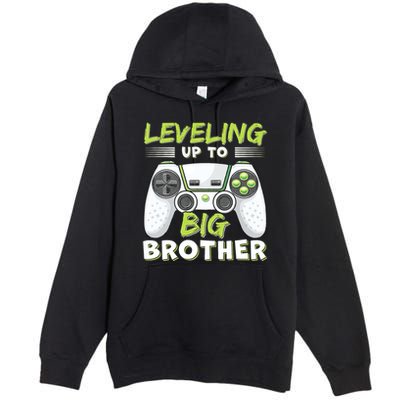 Leveling Up To Big Brother Premium Pullover Hoodie