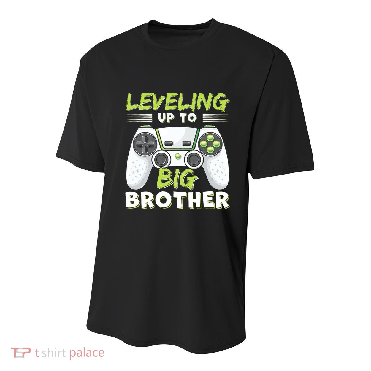 Leveling Up To Big Brother Youth Performance Sprint T-Shirt