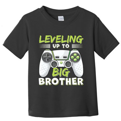 Leveling Up To Big Brother Toddler T-Shirt