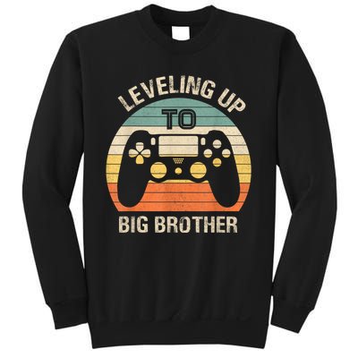 Leveling Up To Big Brother 2024 Funny Gamer Vintage Retro Sweatshirt