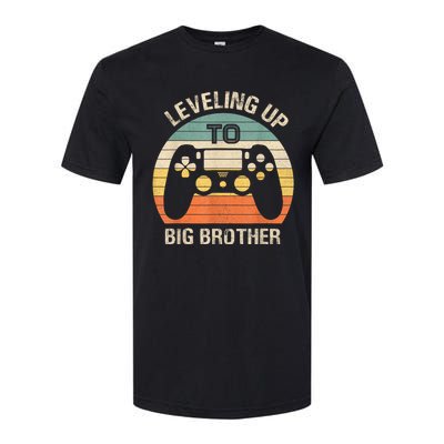 Leveling Up To Big Brother 2024 Funny Gamer Vintage Retro Softstyle® CVC T-Shirt